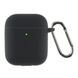 Чохол ArmorStandart Ultrathin Silicone Case With Hook для Apple AirPods 2 Black (ARM59679) 59679 фото 1