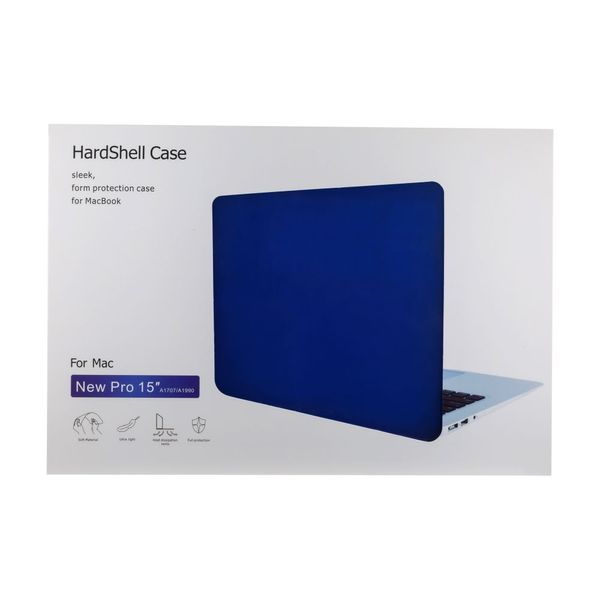 Чохол-накладка bono HardShell Case для MacBook 15.4 Pro (A1707/A1990) Blue 00032413-bl фото