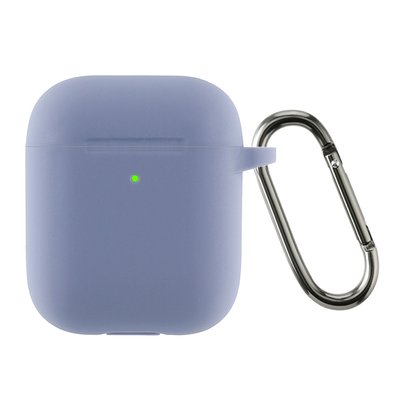 Чохол ArmorStandart Ultrathin Silicone Case With Hook для Apple AirPods 2 Lavender Grey (ARM59684) 59684 фото