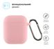 Чохол ArmorStandart Ultrathin Silicone Case With Hook для Apple AirPods 2 Pink (ARM59688) 59688 фото 2