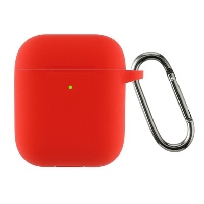 Чохол ArmorStandart Ultrathin Silicone Case With Hook для Apple AirPods 2 Red (ARM59691) 59691 фото