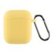 Чохол ArmorStandart Ultrathin Silicone Case With Hook для Apple AirPods 2 Yellow (ARM59696) 59696 фото 1