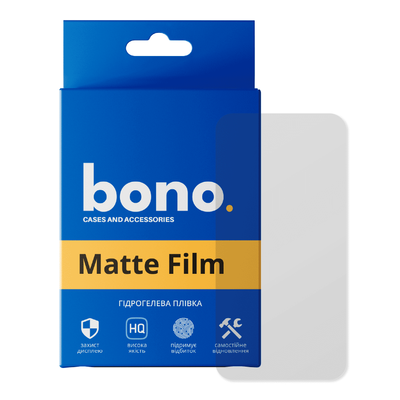 Гідрогелева антиблікова плівка bono Matte для Xiaomi Redmi Note 11E Pro 101596 фото