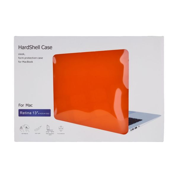 Чохол-накладка bono HardShell Case для MacBook 13.3 Retina (A1425/A1502) Orange 00034829-O фото