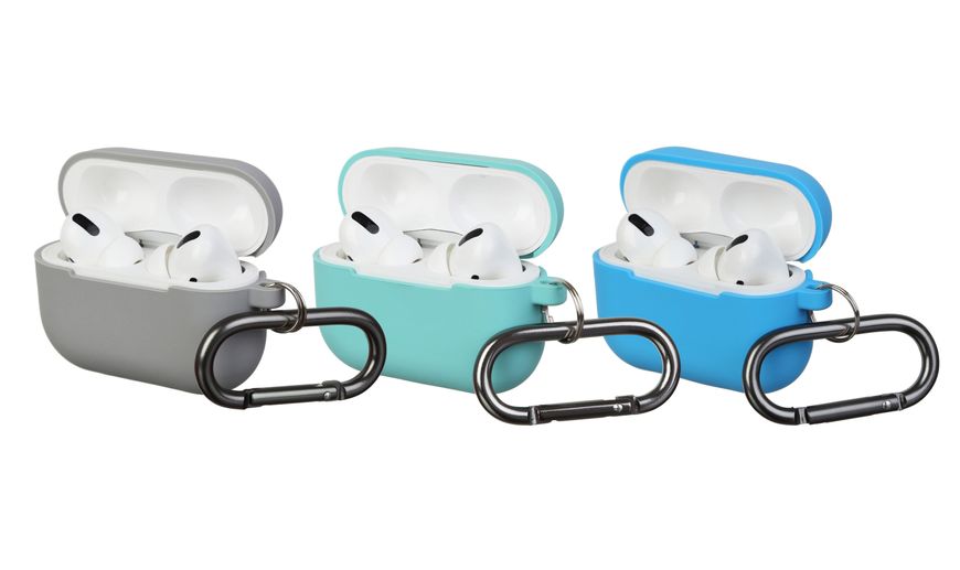 Комплект чохлів ArmorStandart Hang Case для Airpods Pro 3 шт. Aqua (ARM56818) 56818 фото