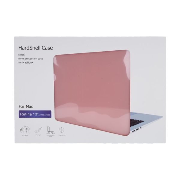 Чохол-накладка bono HardShell Case для MacBook 13.3 Retina (A1425/A1502) Pink 00034829-P фото