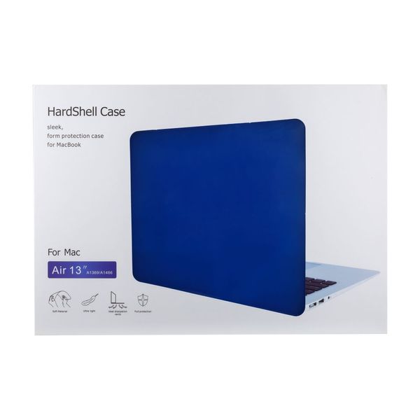 Чохол-накладка bono HardShell Case for MacBook 13.3 Air (A1369/A1466) Blue 00032411-BL фото