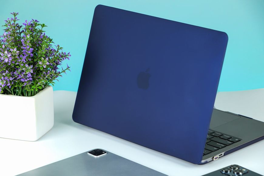 Чохол-накладка bono HardShell Case for MacBook 13.3 Air (A1369/A1466) Blue 00032411-BL фото