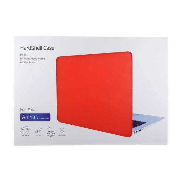 Чохол-накладка bono HardShell Case for MacBook 13.3 Air (A1369/A1466) Coral orange 00032411-C фото