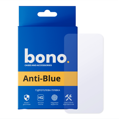 Гідрогелева захисна плівка bono Anti-Blue для Huawei P40 Lite E 701100 фото