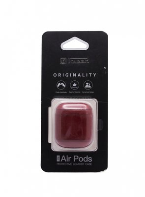 Чохол ArmorStandart Leather Airpods Case With The Metal Hook New IAP020 Red (ARM54284) 54284 фото